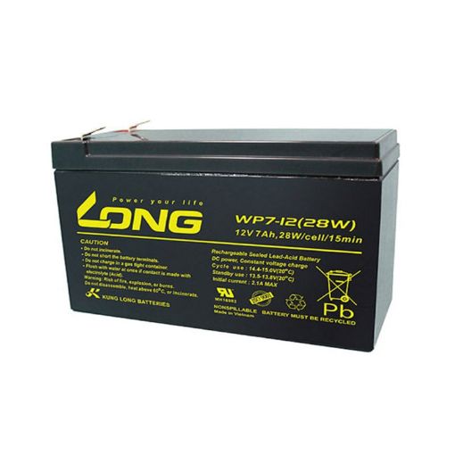 Slika Long WP7-12 F1 12V 7Ah (28W) VRLA stacionarni akumulator