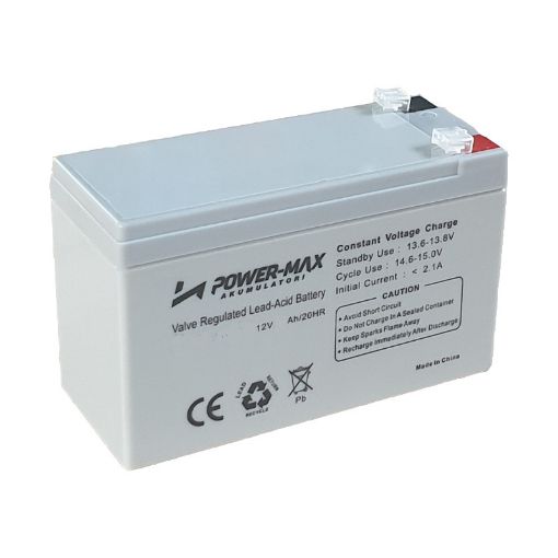 Slika Power-Max PM9-12 T2 12V 9Ah VRLA olovni akumulator