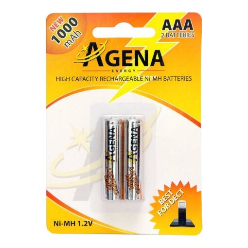 Slika Agena Energy AAA 2/1 1.2V 1000mAh Ni-MH punjiva baterija