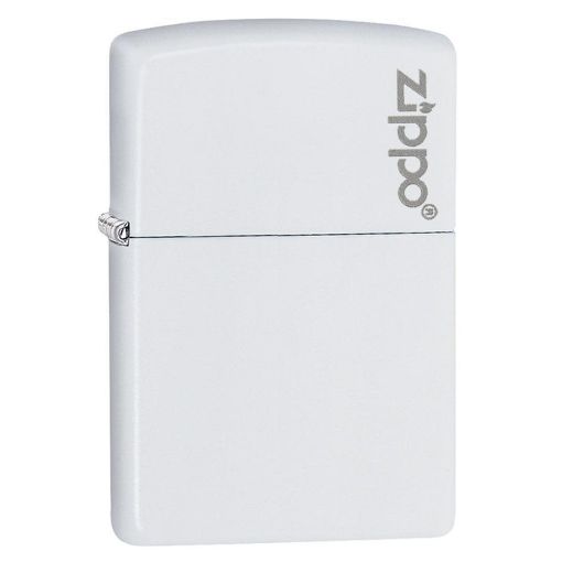 Slika Zippo 214ZL Classic White Matte Zippo Logo upaljač