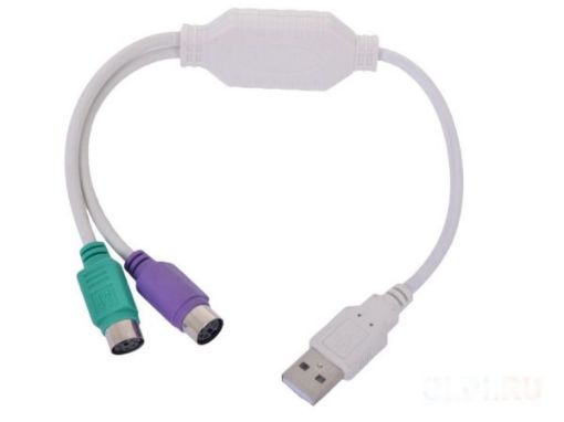 Slika Gembird UAPS12 USB USB to 2 ports PS/2 adapter 30cm kabl