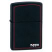 Slika Zippo 218ZB Matte Black/Red Border upaljač