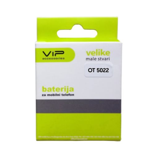 Slika Vip Cell OT 5022X (Pop Star 3G) 3.7V li-ion baterija za mobilni telefon