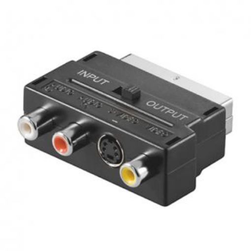 Slika Prosto adapter V50S skart utikač-3xčinč+S-VHS sa prek.