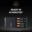 Slika Duracell CEF27 punjač baterija sa 2 AA 1300mAh i 2 AAA 750mAh punjive baterije