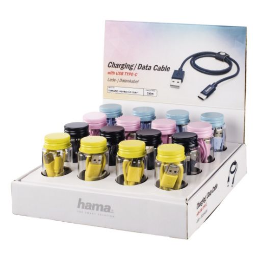 Slika Hama 183211 kabl za punjenje i prenos podataka USB Tip-C, 0.6m