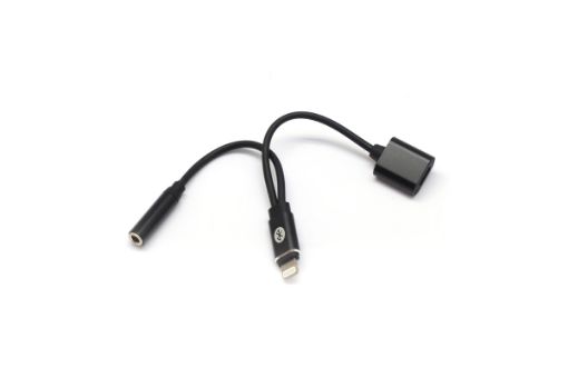 Slika Vip Iphone 7 adapter za punjenje/audio bluetooth 3.5mm crni