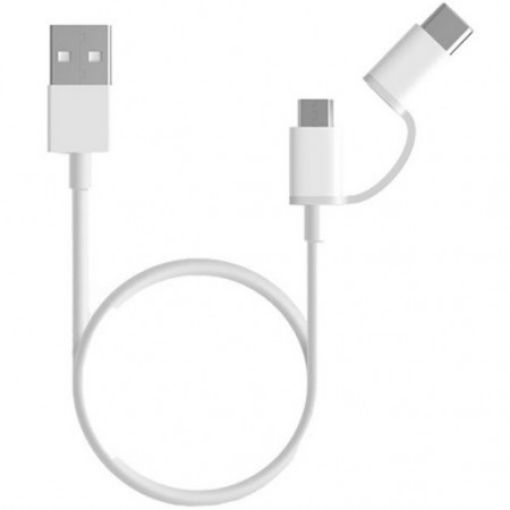 Slika Xiaomi Mi 2-in-1 USB Cable  Mico USB to Type C 30cm