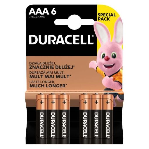 Slika Duracell BASIC LR03 1/6 1.5V alkalna baterija