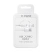 Slika Samsung EP-DG930-DWE Micro Usb kabl sa Tip C adapterom beli
