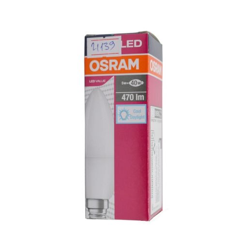Slika Osram VALUE CL B FR 40 non-dim E14 5.5W/865 LED sijalica