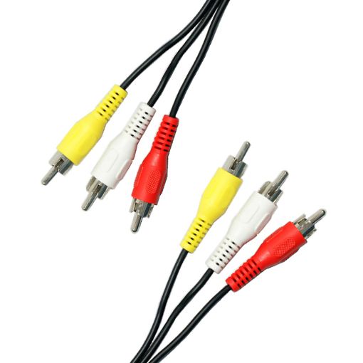 Slika RCA 3 x činč utikač - 3 x činč utikač 1.0m
