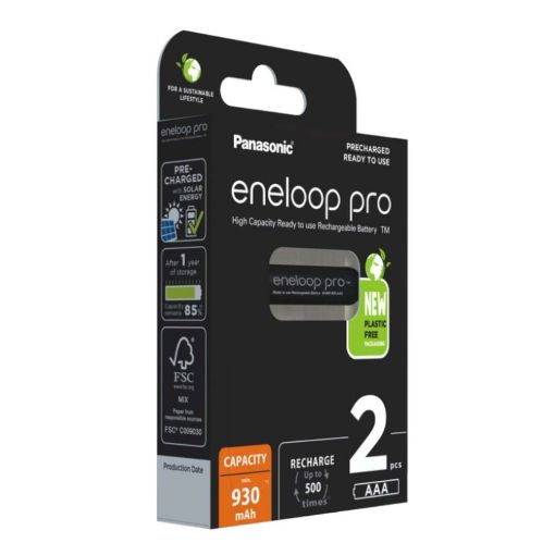 Slika Panasonic eneloop Pro AAA 1/2 1.2V 930mAh Ni-MH punjiva baterija