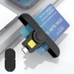 Slika Kettz CR-K1030B USB Type C čitač pametnih kartica (ID smart card reader)