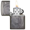 Slika Zippo 49025 Black Ice Currency Design upaljač