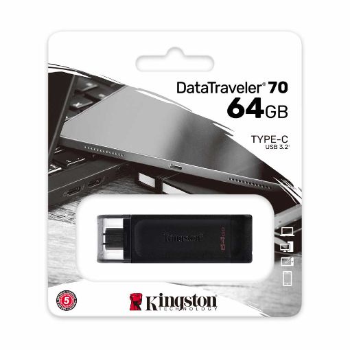 Slika Kingston DT70/64GB DataTraveler, USB 3.2 Gen.1 Type-C Flash Drive