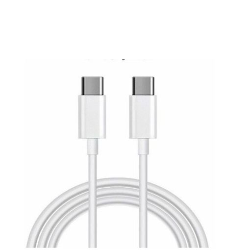 Slika Xwave USB kabl TIP-C - TIP-C M/M 5Gbp/s 1m 5A /beli /bakar/max 65W/ brzo punjenje