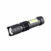 Slika Prosto PL6701 3 W XPE LED + COB LED Zoom punjiva baterijska lampa