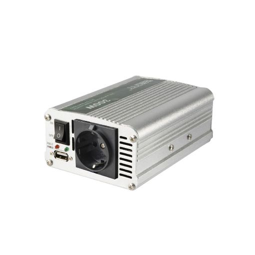 Slika SAL SAI600USB 12VDC/230V 600/300W+USB naponski pretvarač (inverter)