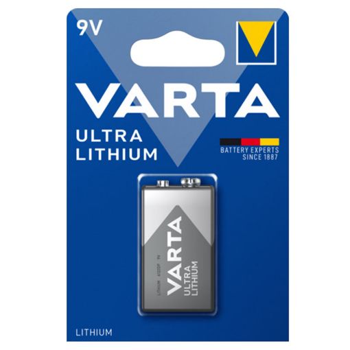 Slika Varta Ultra Lithium 9V litijumska baterija