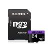 Slika AData AUSDX64GUICL10-RA1/ class 10 Micro SD Card 64GB + SD adapter