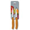 Slika Victorinox 6.7796.L9B kuhinjski nož set 2/1 reckavi + ravan narandžasti