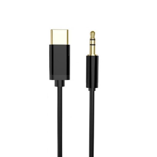 Slika Gembird CCA-CM3.5M-1.5M  USB-C to stereo 3.5 mm AUX kabl, 1.5m, crni