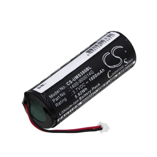 Slika Cameron Sino CS-UMS380BL 3.7V 1600mAh Li-ion punjiva baterija za barkod skener Unitech MS380 1400-900014G