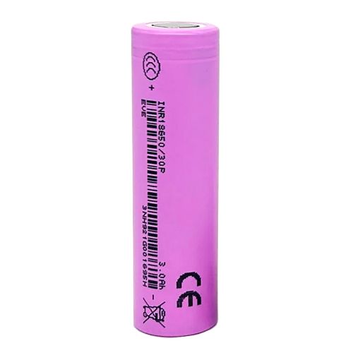 Slika EVE INR18650-30P 3.6V 3000mAh (30A) Li-ion industrijska punjiva baterija