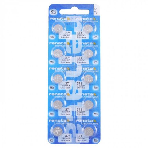 Slika Renata 371/LR920/SR920/171/AG6 1.55V 1/10 srebro oksid baterija