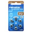 Slika Renata ZA 312 1.4V 1/6 baterija za slušni aparat