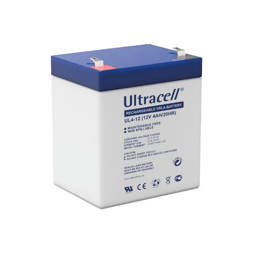 Slika Ultracell UL4-12 F1 12V 4Ah VRLA stacionarni akumulator