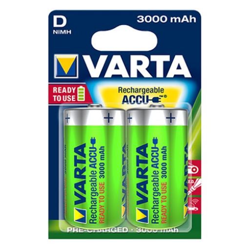 Slika Varta D Accu Power 1/2 1.2V 3000mAh Ni-MH Ready2Use punjiva baterija