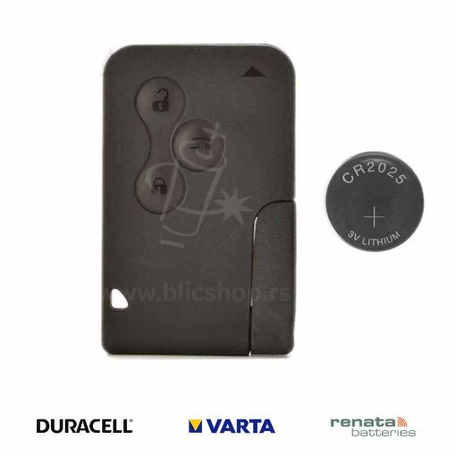 Slika Baterija za auto ključ karticu Renault Megane 2 2003-2009 
