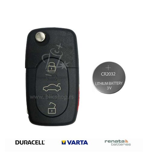 Slika Baterija za Audi ključ TT 1998-2006