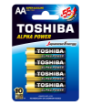 Slika Toshiba ALPHA POWER LR6 1/4 1.5V alkalna baterija