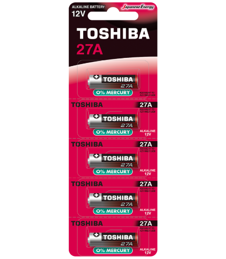 Slika Toshiba 27A 1/5 1.5V alkalna baterija