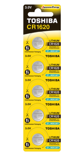 Slika Toshiba CR1620 1/5 3V litijumska baterija