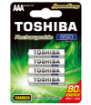 Slika Toshiba AAA 1/4 1.2V 950mAh Ni-MH Charged Ready To Use punjiva baterija