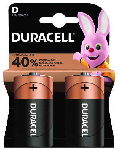 Slika Duracell BASIC LR20 1/2 1.5V alkalna baterija