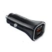 Slika Bavin PD20W QC3.0 USB-A + USB-C crna - PC875BK auto punjač