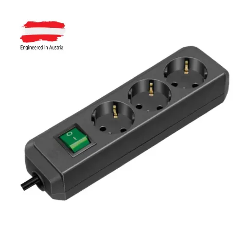 Slika Brennenstuhl 1152900b razvodnik sa 3 mesta 5m 1.5mm2 + prekidač