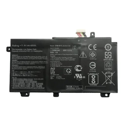 Slika Baterija za laptop ASUS TUF Gaming FX504 FX505 FX80 Gaming A15 FA506 series 11.1V 3900mAh (44Wh) 3-cell Li-polymer