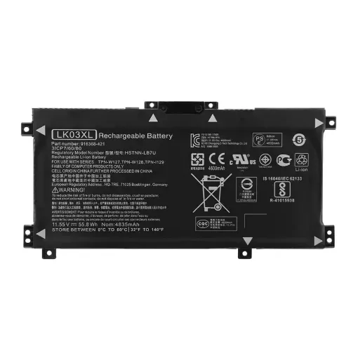 Slika Baterija za Laptop HP Envy 17-AE 17-BW Envy X360 15-BP 15-CP series LK03XL 11.55V 3-cell 3500mAh Li-polymer