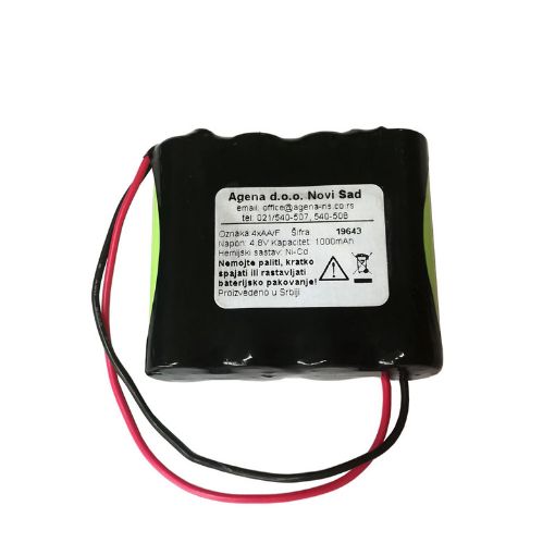 Slika Agena Energy 4xAA/F 4.8V 1000mAh Ni-Cd baterijski set
