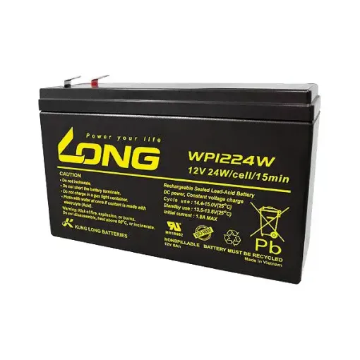 Slika Long WP1224W T2 12V 6Ah (24W) VRLA olovni akumulator