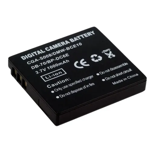 Slika Baterija za Panasonic CGA-S008 3.7V 1000mAh Li-ion baterija