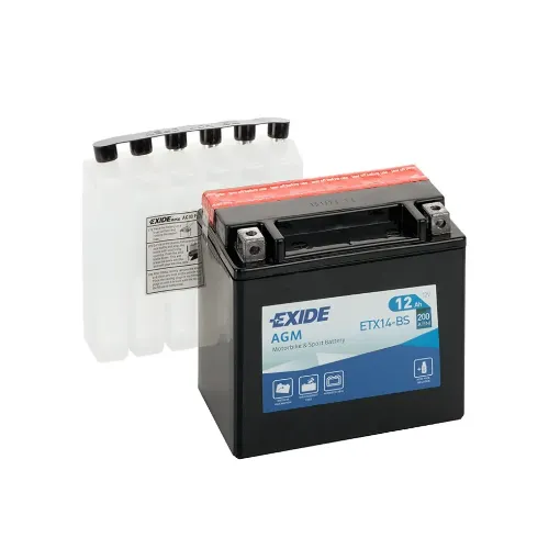 Slika Exide ETX14-BS 12V 12Ah olovni kiselinski starterski akumulator