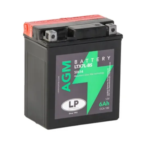 Slika Landport LTX7L-BS D+ 12V 6Ah AGM starterski akumulator za motocikl
