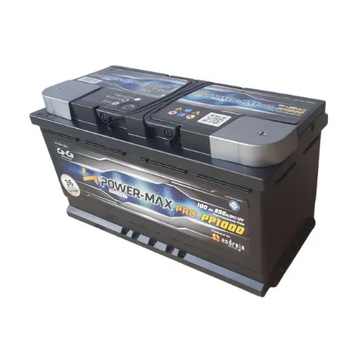 Slika Power-Max Pro PM1000 12V 100Ah (850A) starterski olovni akumulator